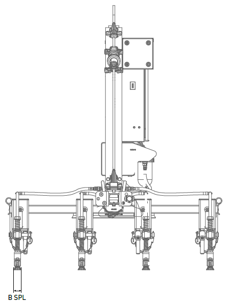 Vaccum lifting beam CLAD-BOY drawing 