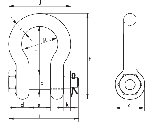 Super Shackles G-5263 drawing