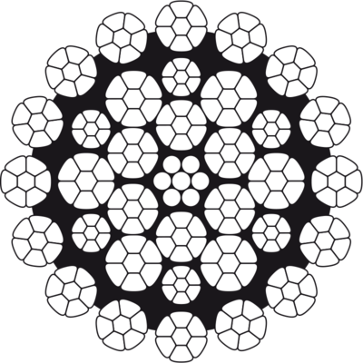 Steel Wire Rope verotop cross section